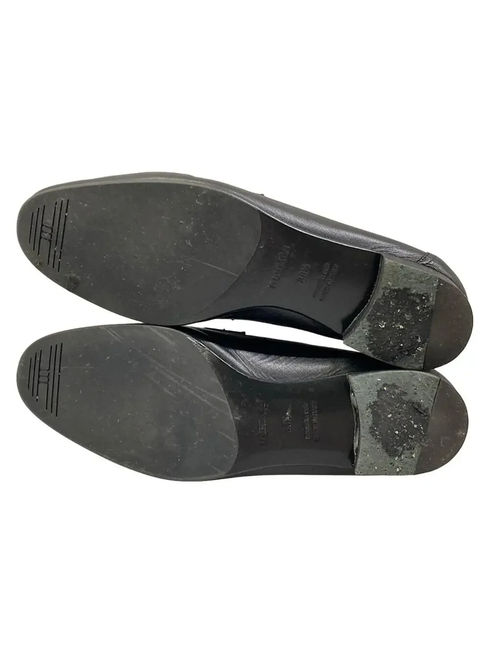 Hermes Black Leather Women's Shoes #278559H75B